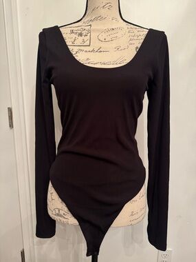 Alice + Olivia Ribbed Ballet Bodysuit